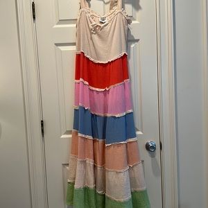 Frnch Paris sleeveless multi dress